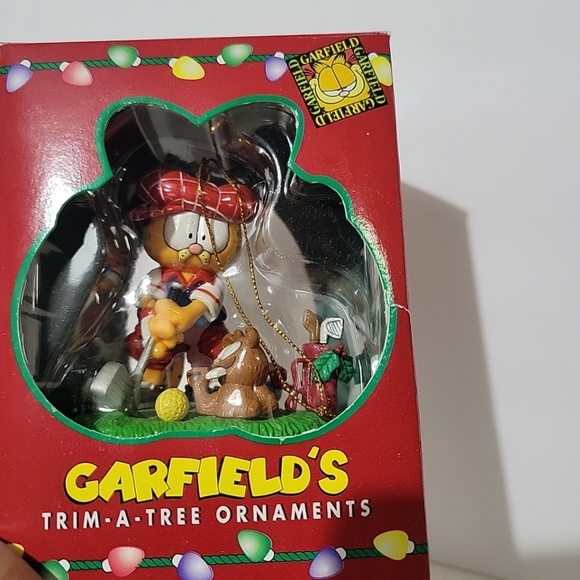 Paws 1996 Garfield Golfing with Gopher Ornament - Picture 8 of 9